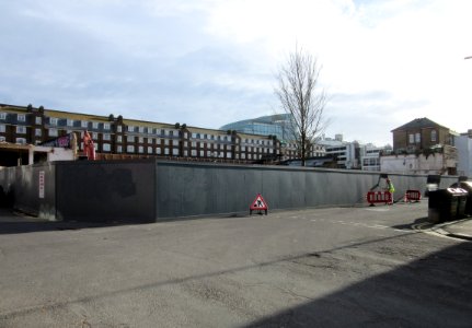 Demolition of Circus Street Municipal Market, Circus Street, Brighton (November 2015) (8)