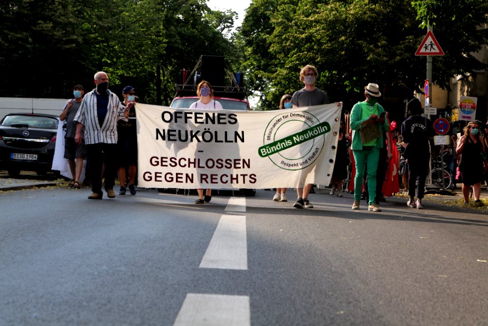 Demonstration against Nazi attacks in Neukölln 2020-06-26 35