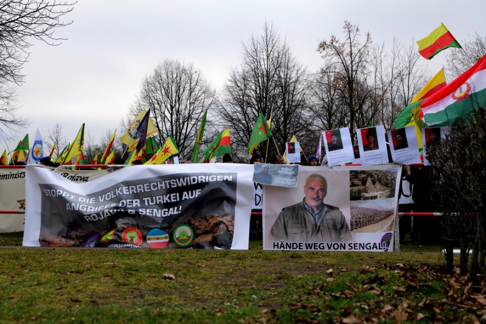 Demonstration against Erdogan during Libya conference Berlin 2020-01-19 06