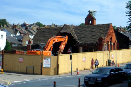Demolition of the Former St Alban's Church, Coombe Road, Brighton (August 2013) (21)