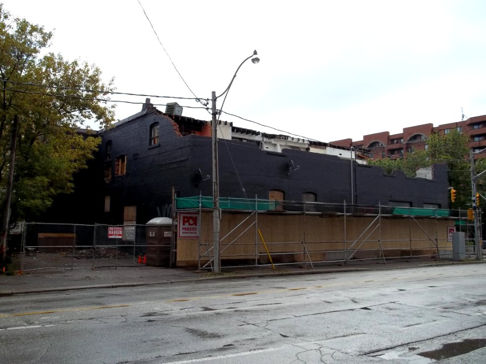 Demolition of Siesta Nouveaux, NE corner of Lower Sherbourne and the Esplanade -aa