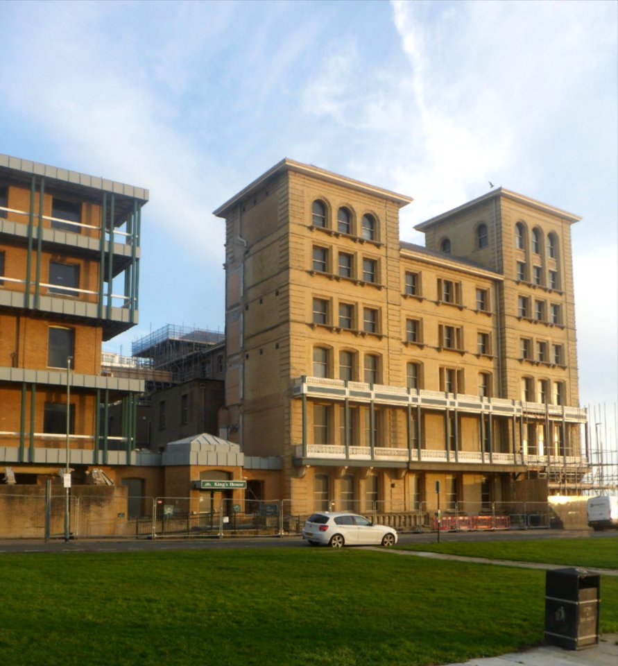 Demolition of North Wing of King's House, Queen's Gardens, Hove (22 December 2019) (6)