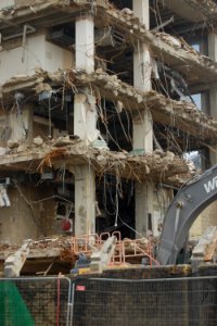 Demolition of North Wing of King's House, Queen's Gardens, Hove (2 February 2020) (7)