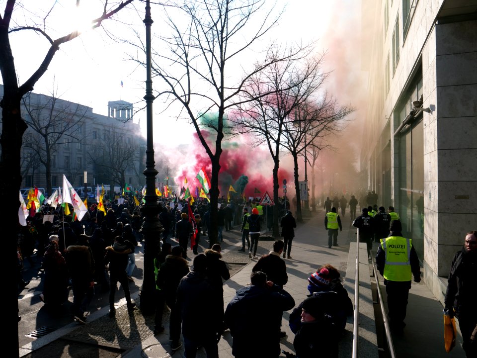 Demonstration against the war of the Turkey against the Kurds 12