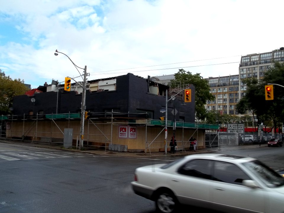 Demolition of Siesta Nouveaux, NE corner of Lower Sherbourne and the Esplanade -ak