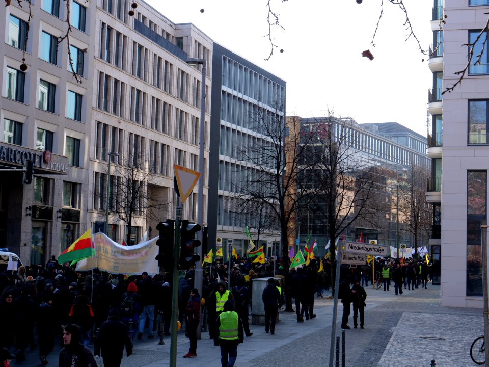 Demonstration against the war of the Turkey against the Kurds 07