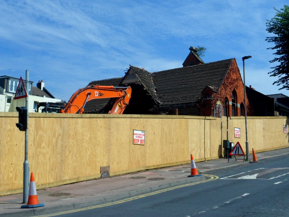 Demolition of the Former St Alban's Church, Coombe Road, Brighton (August 2013) (8)
