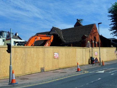 Demolition of the Former St Alban's Church, Coombe Road, Brighton (August 2013) (8)