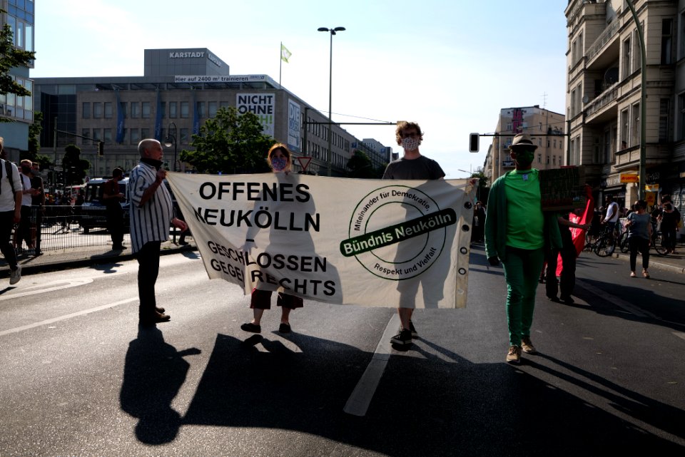 Demonstration against Nazi attacks in Neukölln 2020-06-26 09