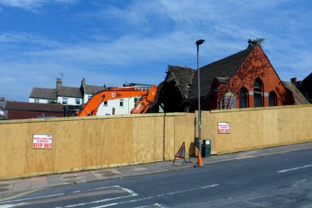 Demolition of the Former St Alban's Church, Coombe Road, Brighton (August 2013) (12)