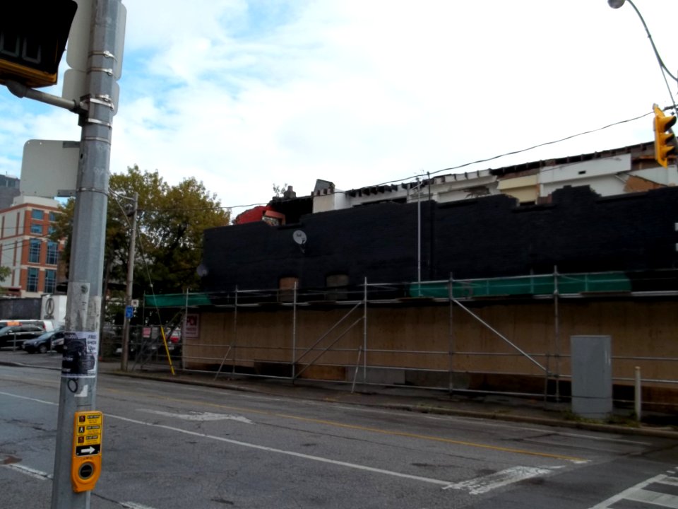 Demolition of Siesta Nouveaux, NE corner of Lower Sherbourne and the Esplanade -ah