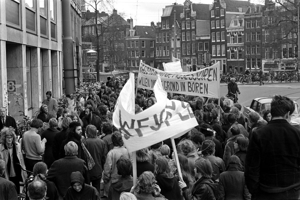 Demonstraties, aktiegroepen, spandoeken, Bestanddeelnr 923-4661