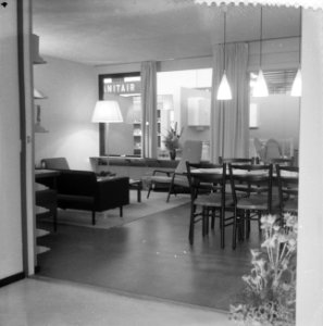 Demonstraties van ieder huis straks in het Bouwcentrum te Rotterdam, Bestanddeelnr 909-7666