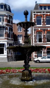 Denhaag kunstwerk fontein bankaplein