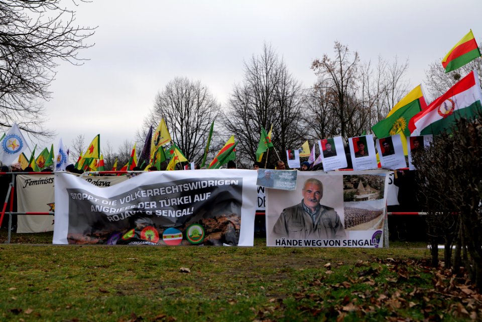 Demonstration against Erdogan during Libya conference Berlin 2020-01-19 07