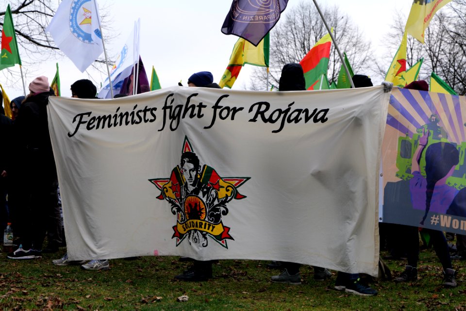Demonstration against Erdogan during Libya conference Berlin 2020-01-19 03