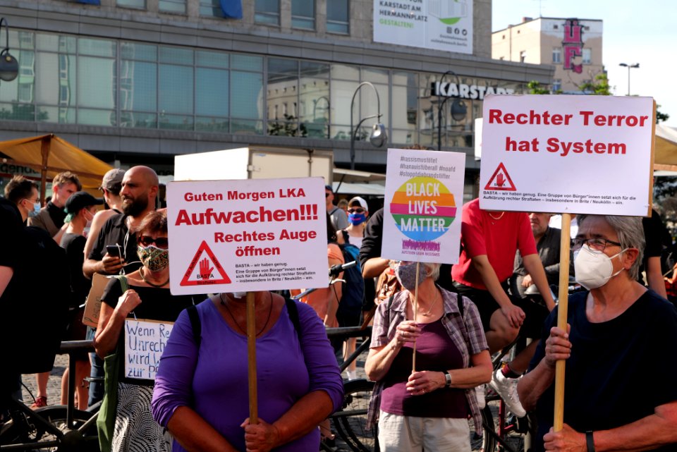 Demonstration against Nazi attacks in Neukölln 2020-06-26 05