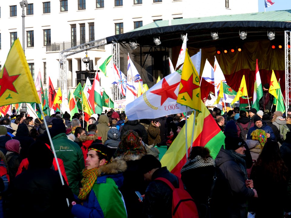 Demonstration against the war of the Turkey against the Kurds 14