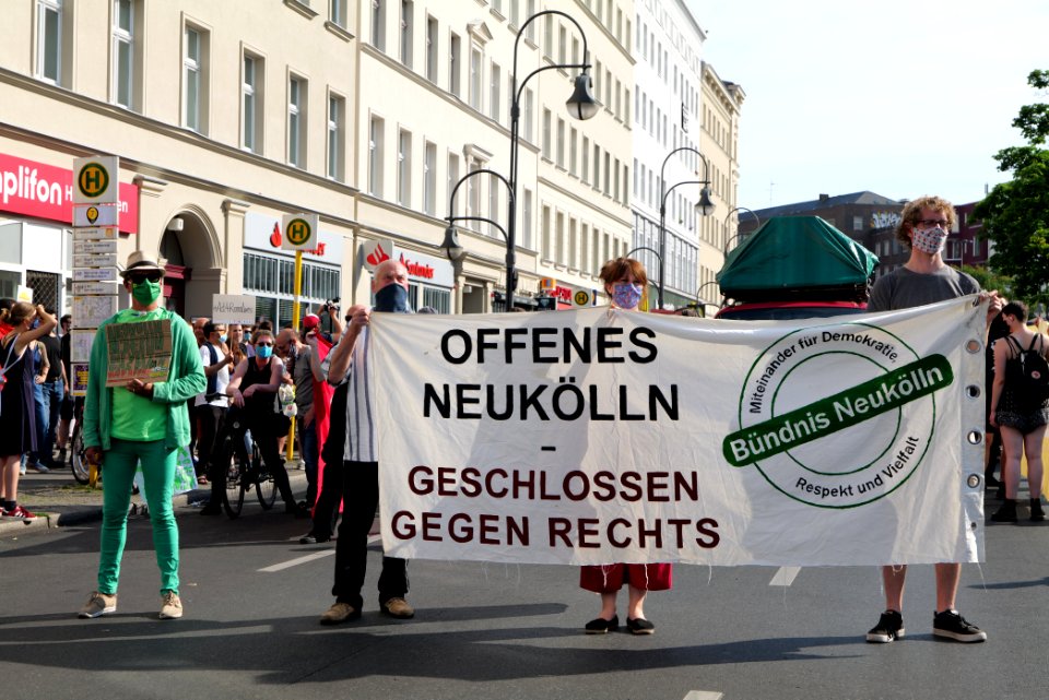 Demonstration against Nazi attacks in Neukölln 2020-06-26 03
