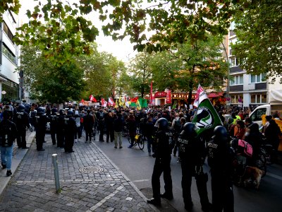 Demonstration against Erdogan during state visit Berlin 28-09-2018 04