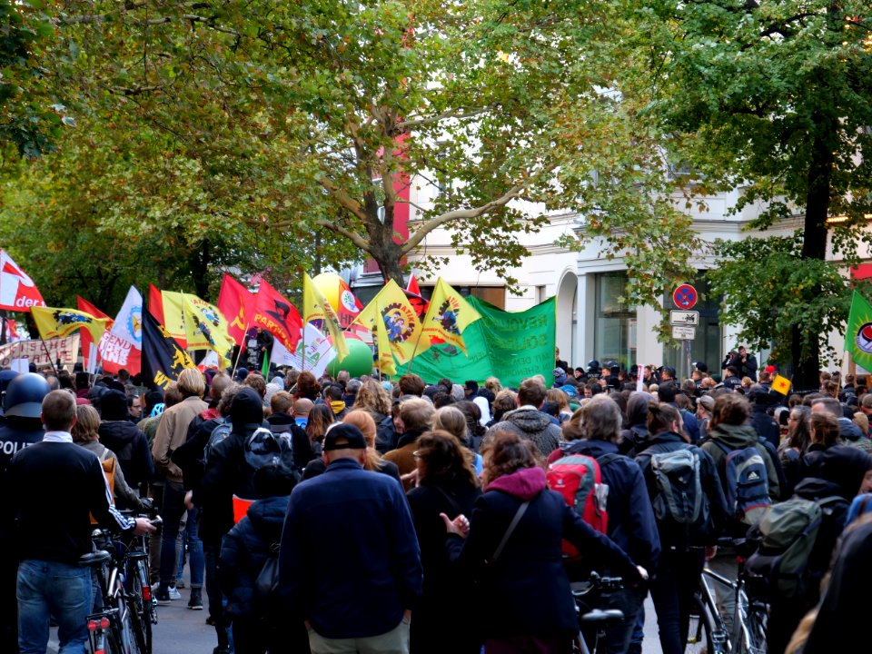 Demonstration against Erdogan during state visit Berlin 28-09-2018 05
