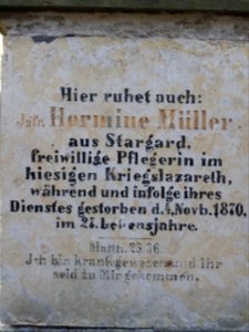 Denkmal 1870-71, Alter Friedhof Greiz 4