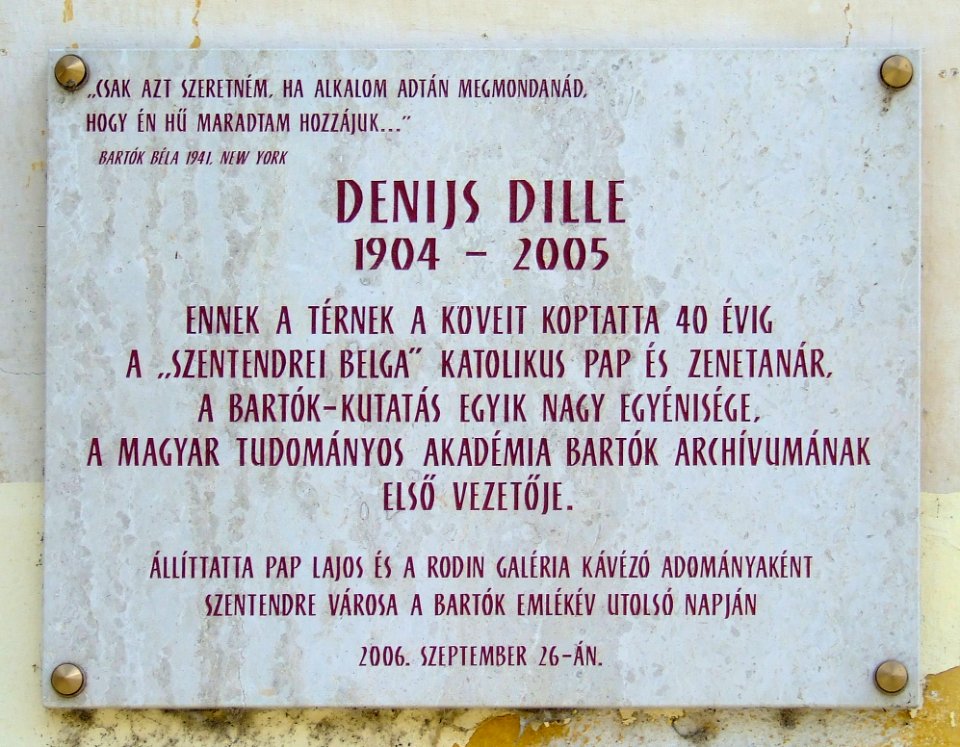 Denijs Dille Szentendre