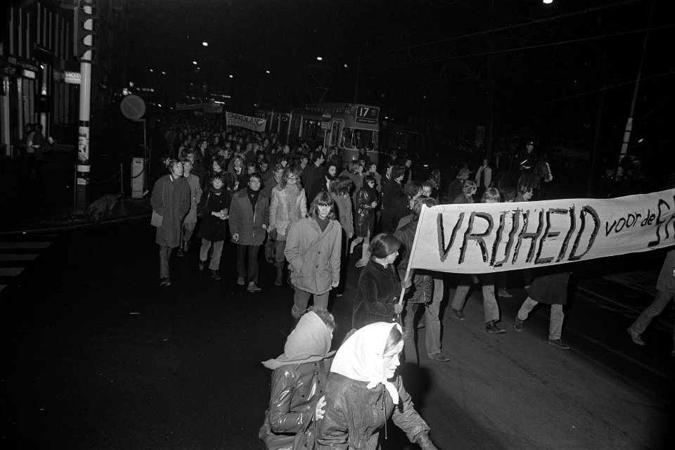 Demonstraties, protesten, bijeenkomsten, Bestanddeelnr 923-4589