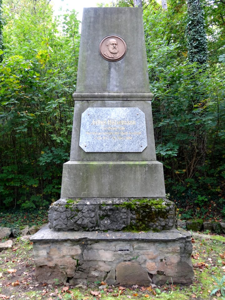 Denkmal für Julius Hülsemann in Arnstadt
