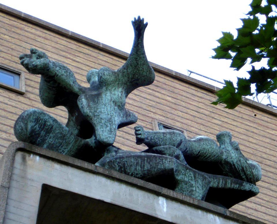 Denhaag kunstwerk jacob en de engel Kneulman