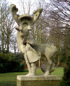 Denhaag kunstwerk gerda en het rendier