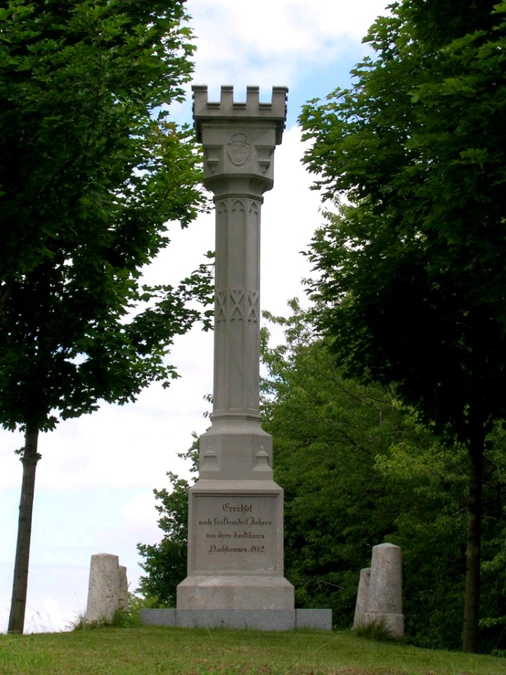 Denkmal zur Erinnerung an die Schlacht von Gammelsdorf 1313