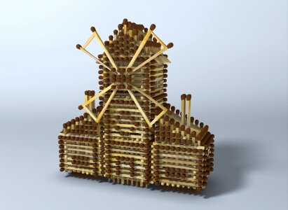 Toy wood mill it is difficult to assemble