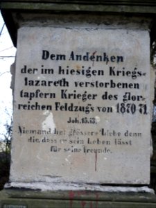 Denkmal 1870-71, Alter Friedhof Greiz 2