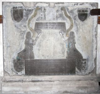 Denys funerary brass, Saint Mary the Virgin, Olveston, Gloucestershire, England - 20090920