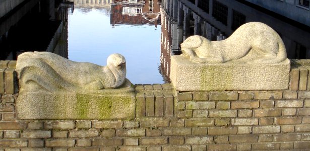 Denhaag kunstwerk zeehond en visotter