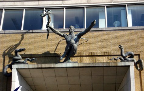 Denhaag kunstwerk onbekend sportlaan