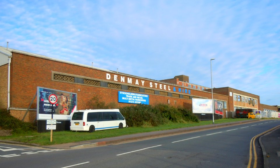 Denway Steel and Hire, A259 Wellington Road, Portslade (November 2015)