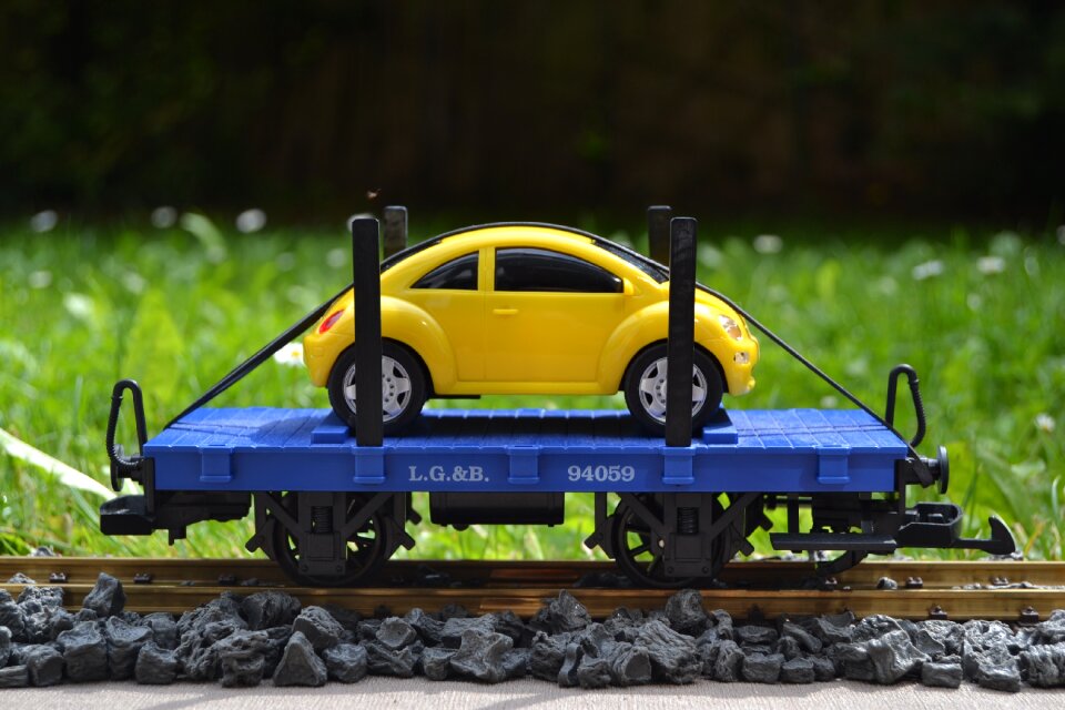 Flat wagons autotransporter vw beetle