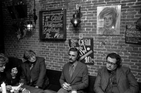 Dennis Weaver ( Mc Cloud ) in Amsterdam, op persconferentie, Bestanddeelnr 926-2961