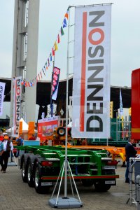Dennison trailer at IAA 2014. Spielvogel