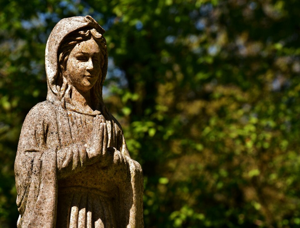 Religion sculpture stone figure