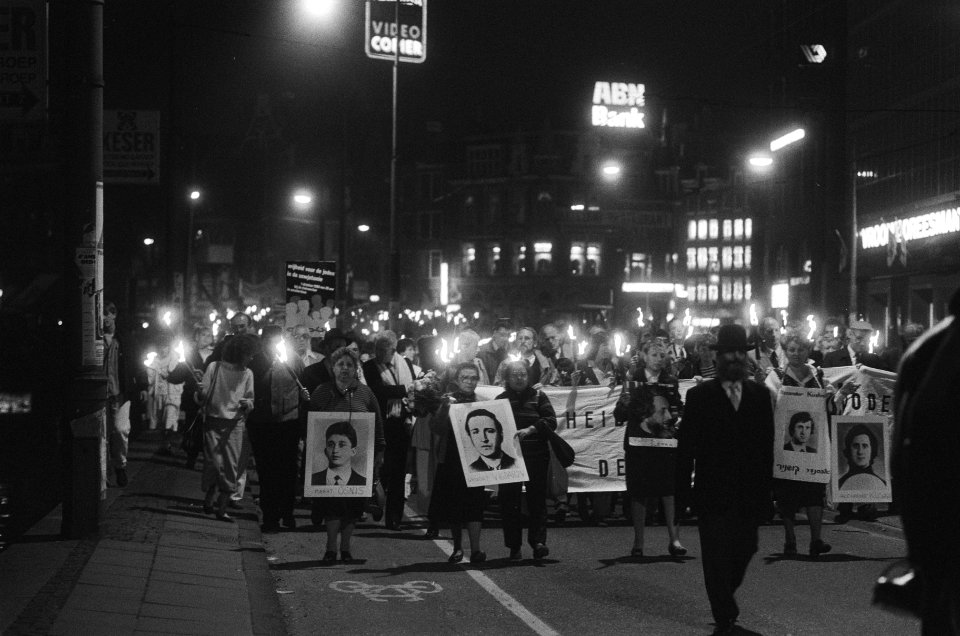 Demonstratie voor Russische Joden in Amsterdam, Bestanddeelnr 933-4416