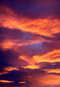 Evening sky abendstimmung discoloration photo