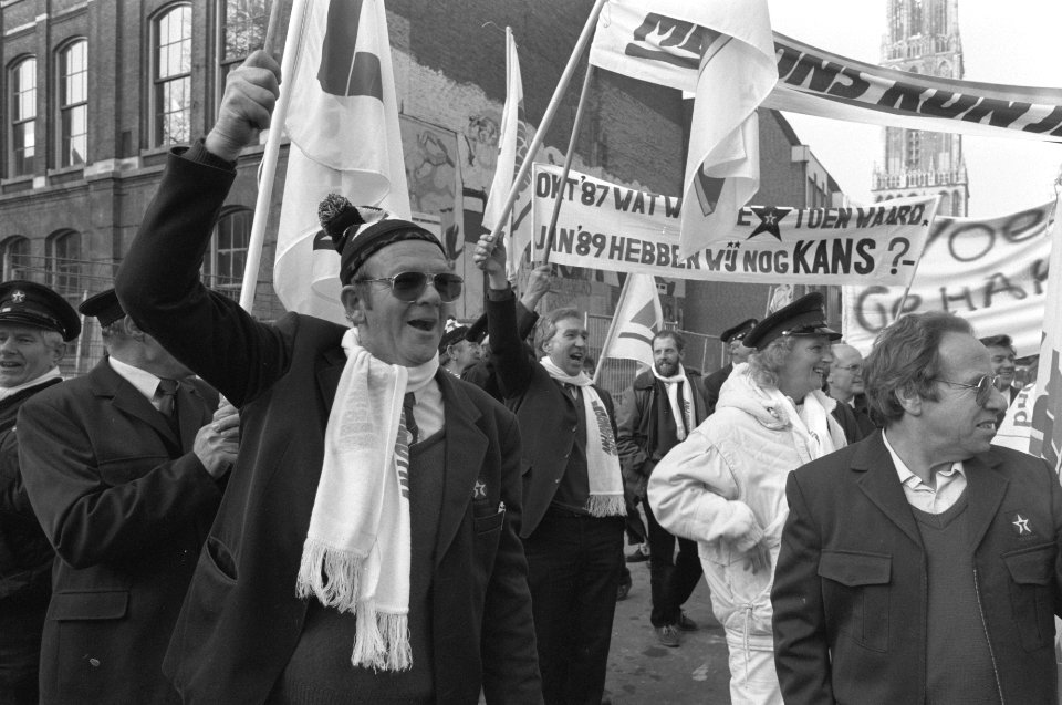 Demonstratie van chauffeurs van Texaco, Bestanddeelnr 934-3934