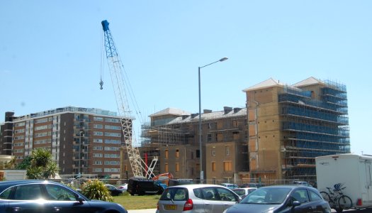 Demolition of North Wing of King's House, Queen's Gardens, Hove (24 May 2020) (2)