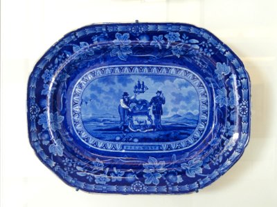 Delaware - Arms of the American States series by Thomas Mayer, c. 1829 - National Museum of American History - DSC06260