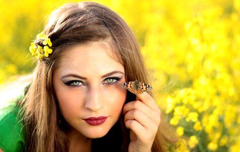 Flowers yellow beauty