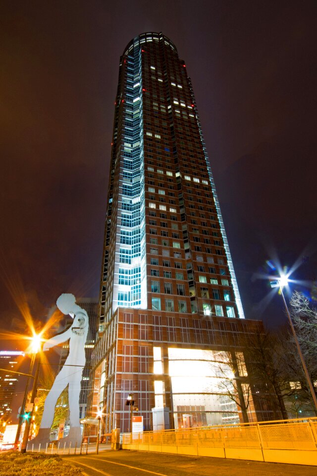 Messeturm fair night