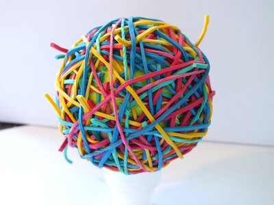 Elastic green accessory